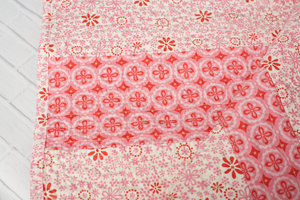 Girl's Pink Organic Cotton Crib Quilt