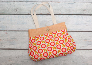 Organic Floral Handbag