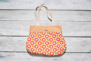 Organic Floral Handbag