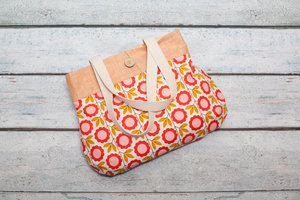 Organic Floral Handbag