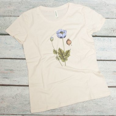 Black Poppy Women's Organic Cotton Tee