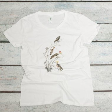 Brown Woodpeckers Women's Organic Cotton Tee