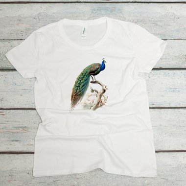 Peacock Women's Organic Cotton Tee
